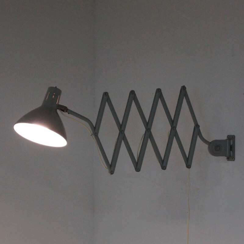 Industrial Scissors Wall Light 110 by H.Th.J.A Busquet for Hala - 1960s