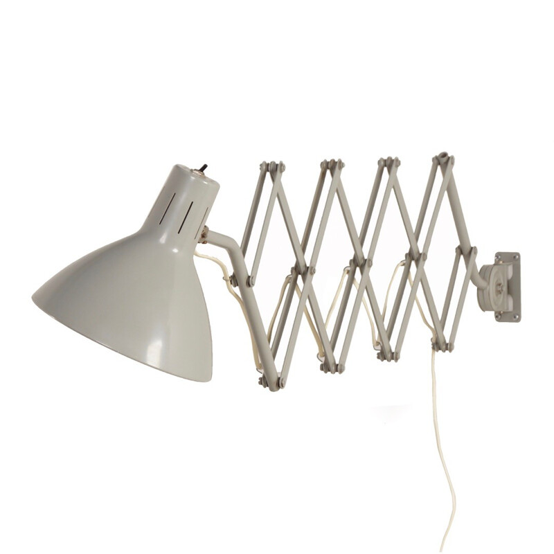 Industrial Scissors Wall Light 110 by H.Th.J.A Busquet for Hala - 1960s
