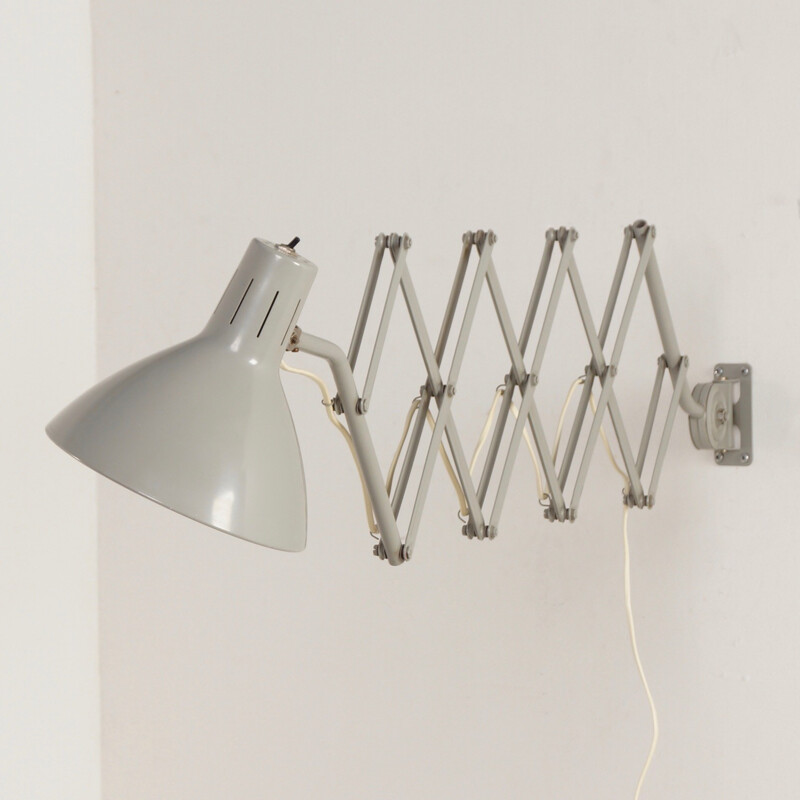 Industrial Scissors Wall Light 110 by H.Th.J.A Busquet for Hala - 1960s