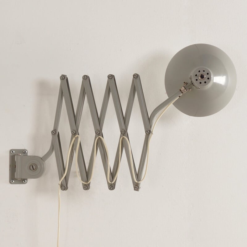 Industrial Scissors Wall Light 110 by H.Th.J.A Busquet for Hala - 1960s