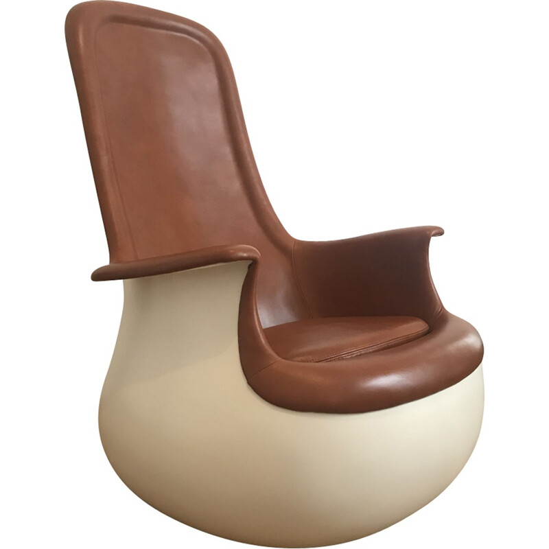 "Culbuto" vintage armchair by Marc Held for Knoll International - 1970s