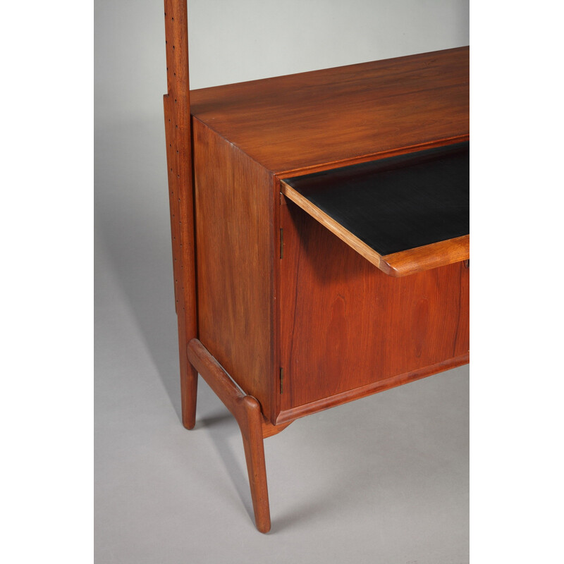 Modular vintage danish teak drawer bookcase - 1970s