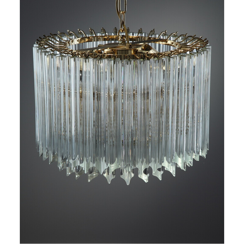 Murano glass chandelier by Paolo Venini - 1970