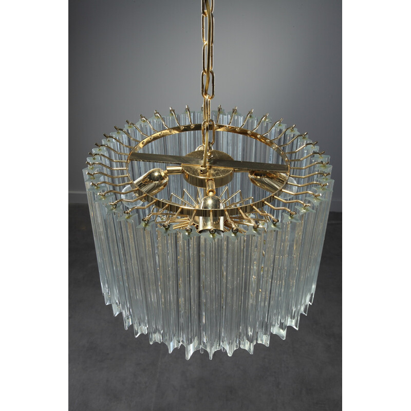 Murano glass chandelier by Paolo Venini - 1970