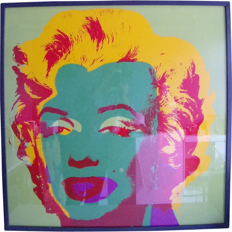 Serigraphie "Marilyn" de Andy Warhol par Sunday B Morning - 1970