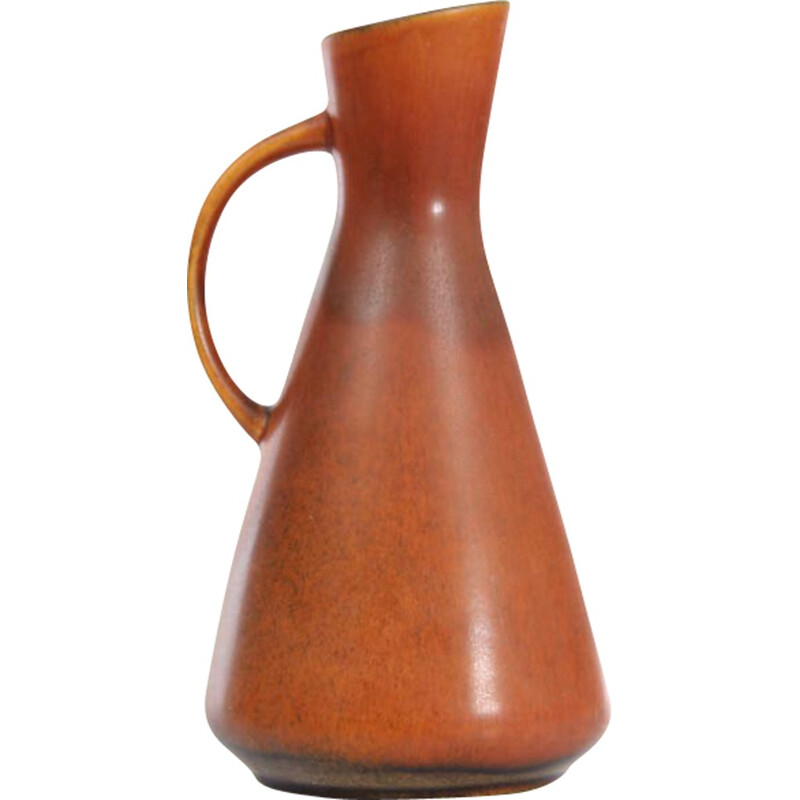 Scandinavian vintage ceramic pitcher by Gunnar Nylund for Nymölle, 1970