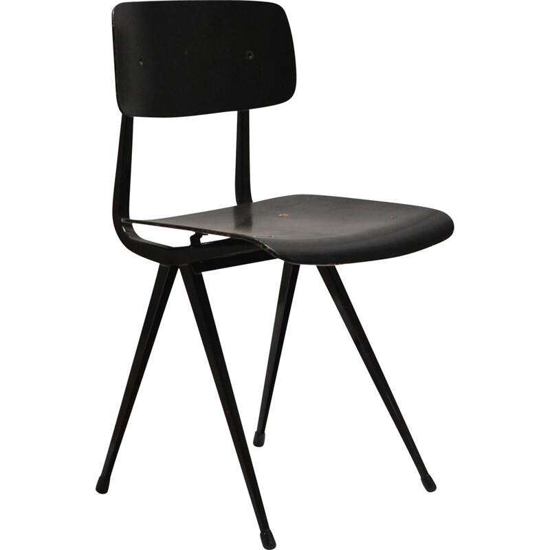 Vintage black "Result" chair by Friso Kramer - 1950s