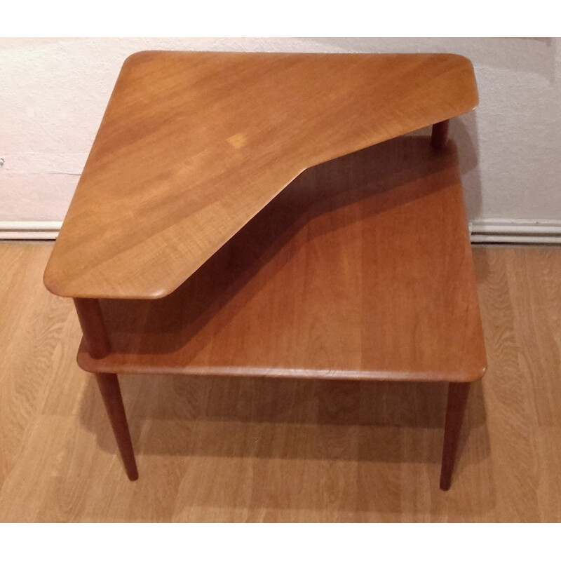 Vintage "Minerva" coffee table by Peter Hvidt and Orla Molgaard-Nielsen for Cado - 1960s