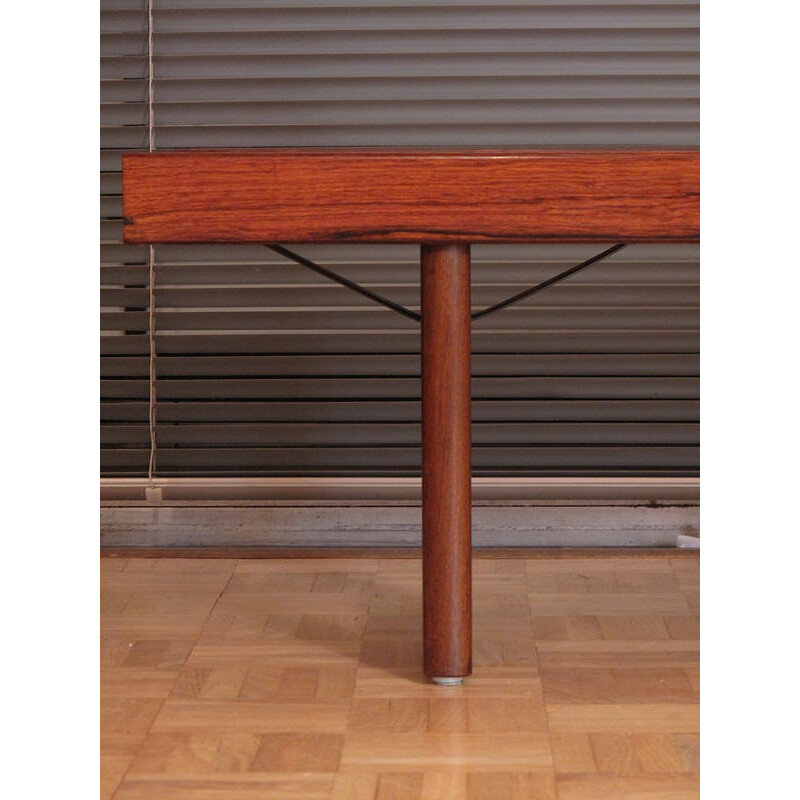 Rosewood Krobo Bench With Planter by Torbjorn Afdal - 1960s