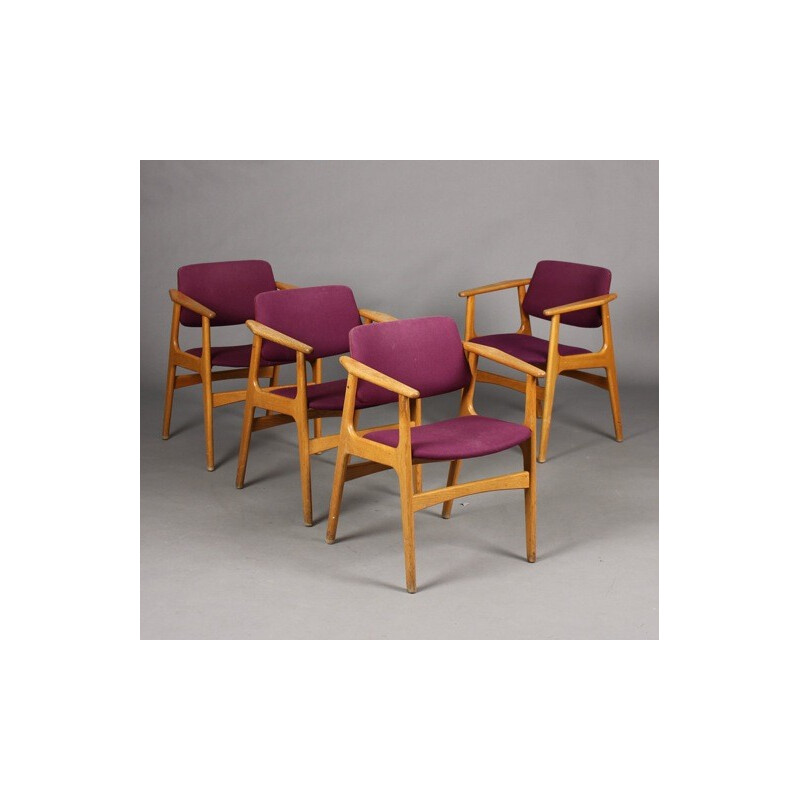Scandinavian chairs, Erik BUCH - 1960s