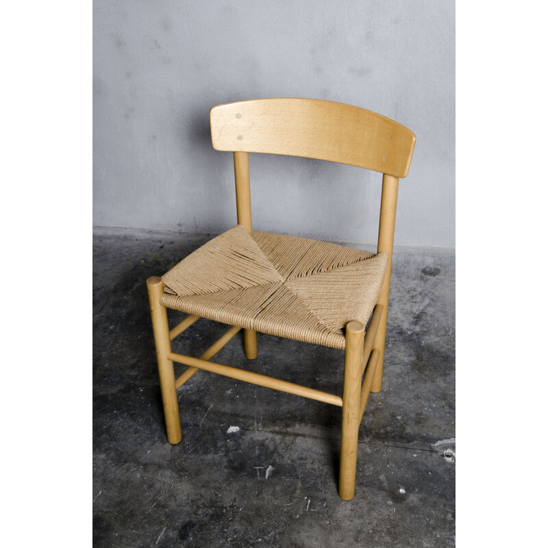 Set of 4 J39 Chairs by Børge Mogensen for Fredericia - 1960s