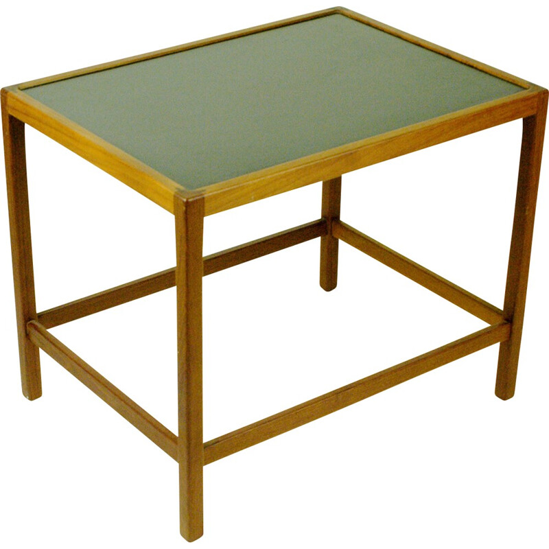 Table d'appoint vintage danoise en teck et en formica - 1960