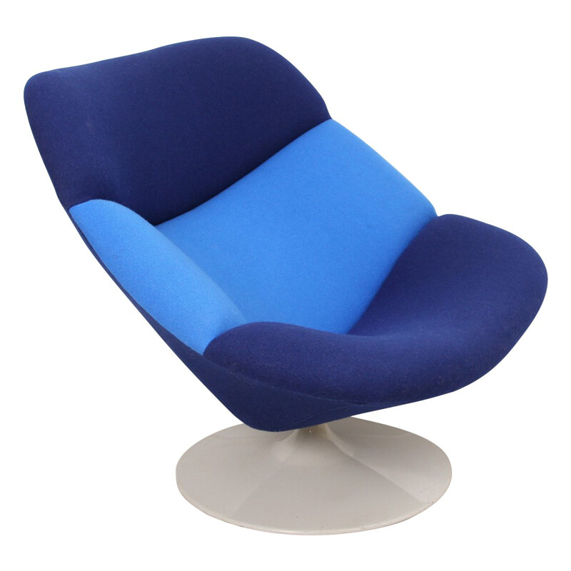 Blue "F519" lounge chair, Geoffrey HARCOURT - 1960s
