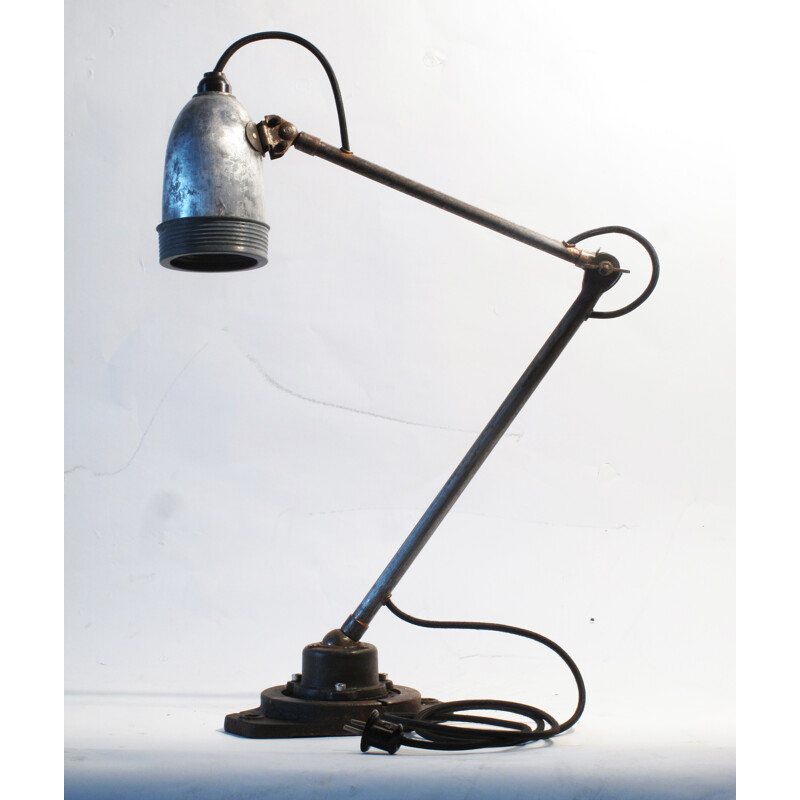 Vintage Industrial Table Lamp - 1930s