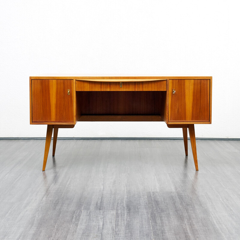 Desk, walnut, Franz Ehrlich - 1950s