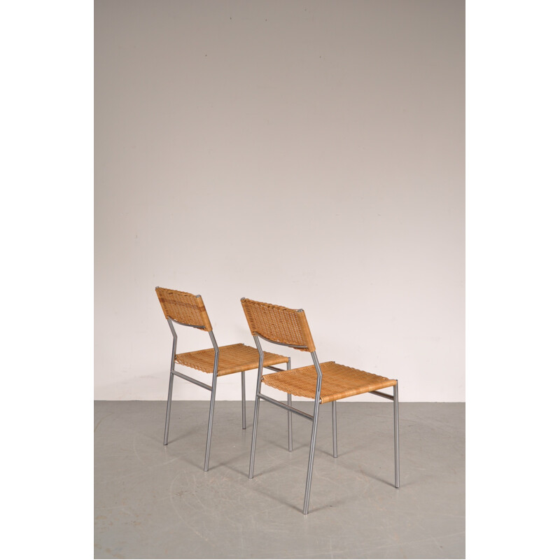 Dining chairs, Martin VISSER - 1960s