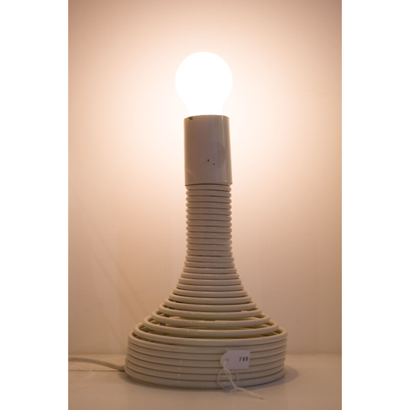 Lampe spirale par Angelo Mangiarotti pour Candle - 1970