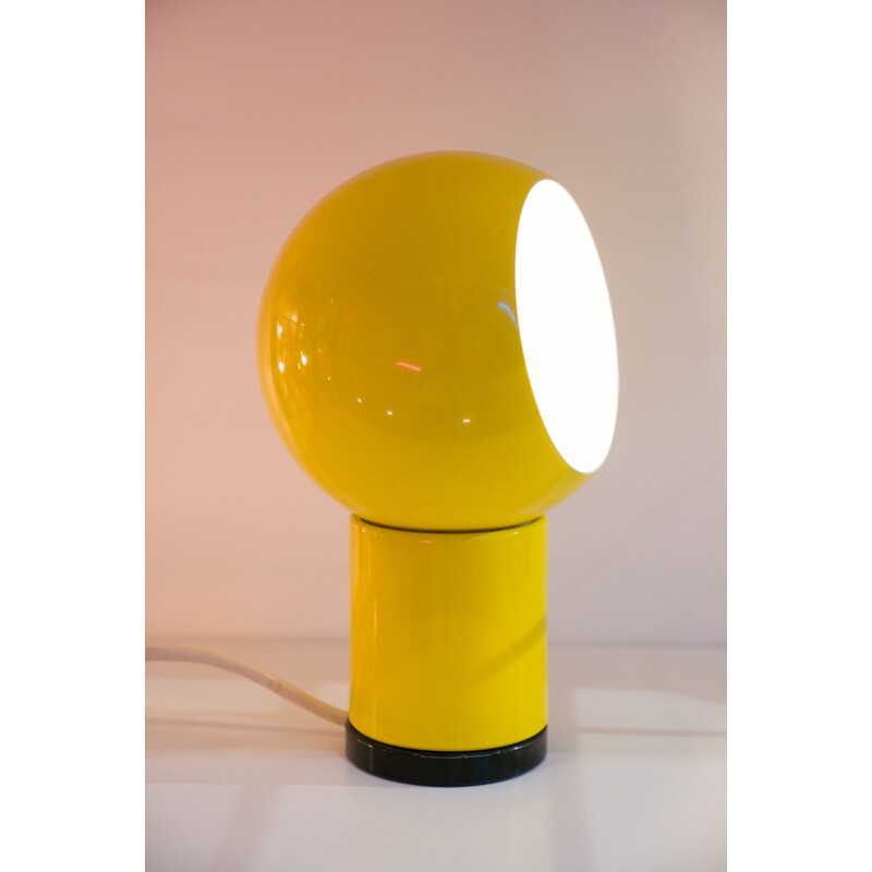 Yellow table lamp by Olaf Von Bohr for Valenti - 1970s