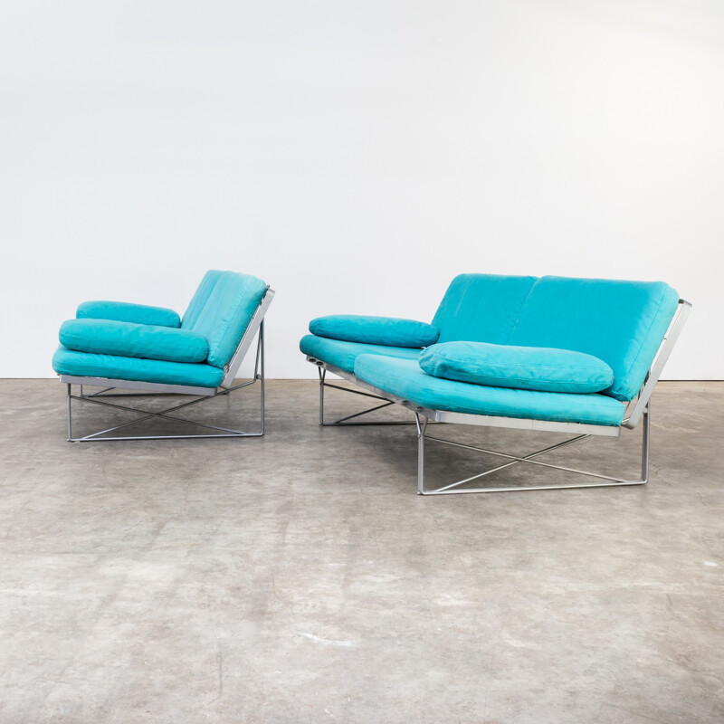 Pair of "Moment" sofas by Niels Gammelgaard for Ikea - 1980s 