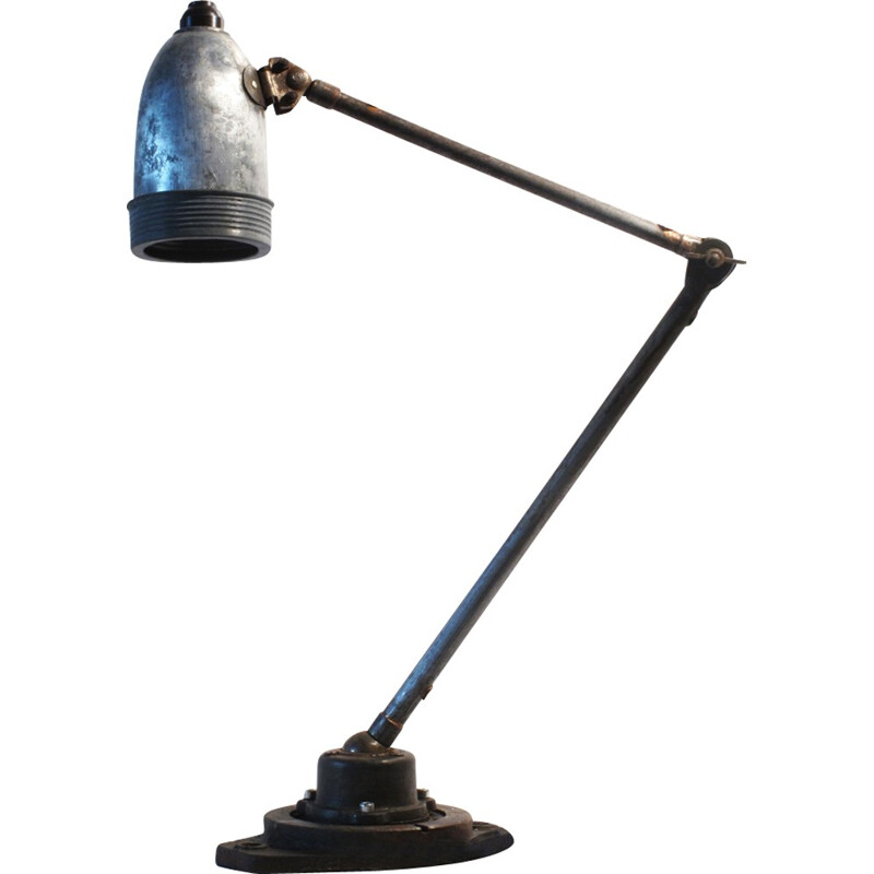 Vintage Industrial Table Lamp - 1930s