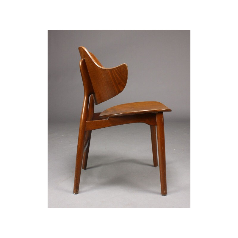 "Shell" model Scandinavian chair, Jens HJORT - 1960s