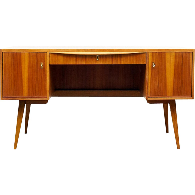 Desk, walnut, Franz Ehrlich - 1950s