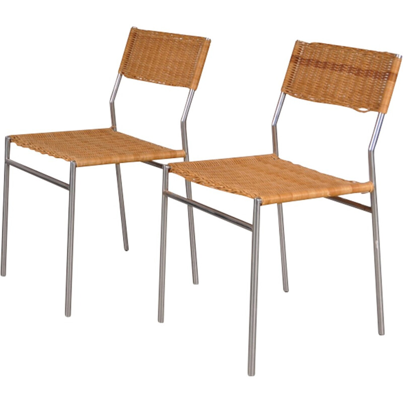 Dining chairs, Martin VISSER - 1960s