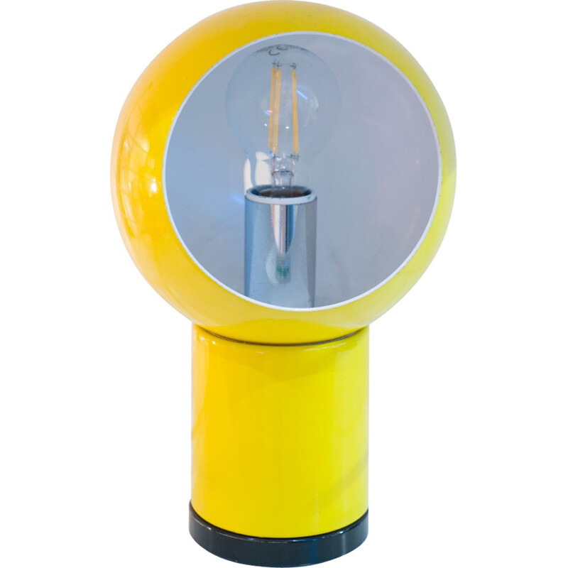 Lampe de table jaune d'Olaf Von Bohr pour Valenti - 1970