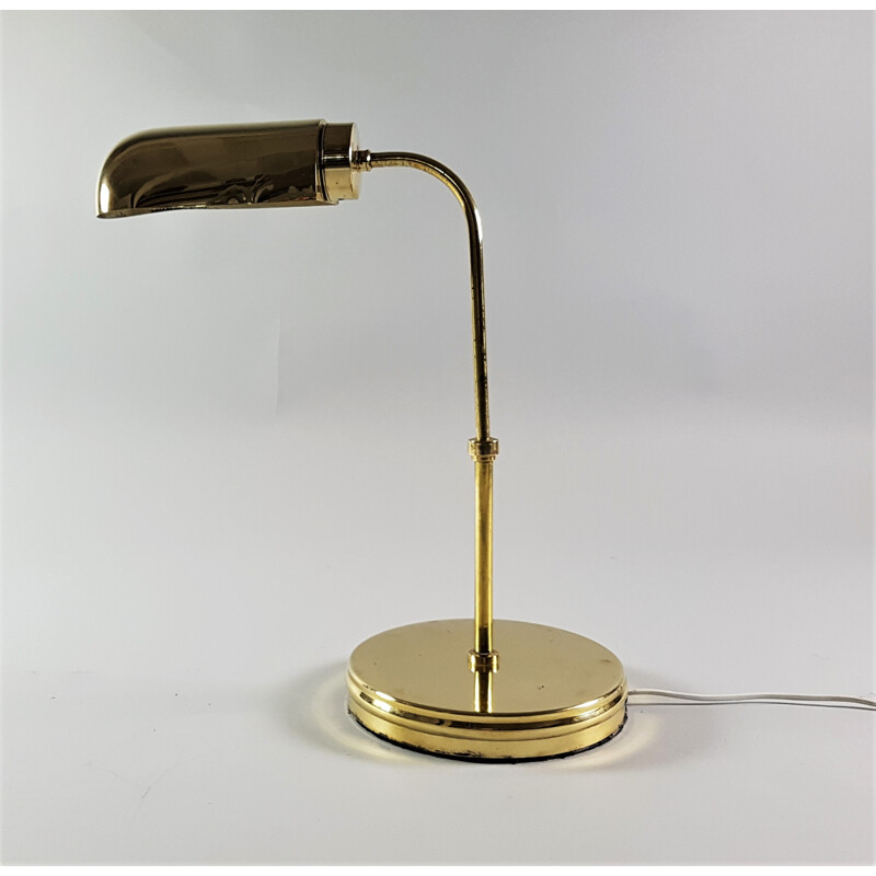 Vintage Desk Lamp in Brass - 1940s 