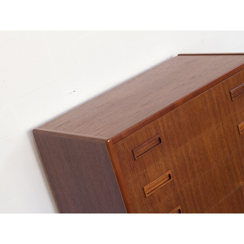 Vintage chest of 6 drawers in teak by Westergaard - 1960s