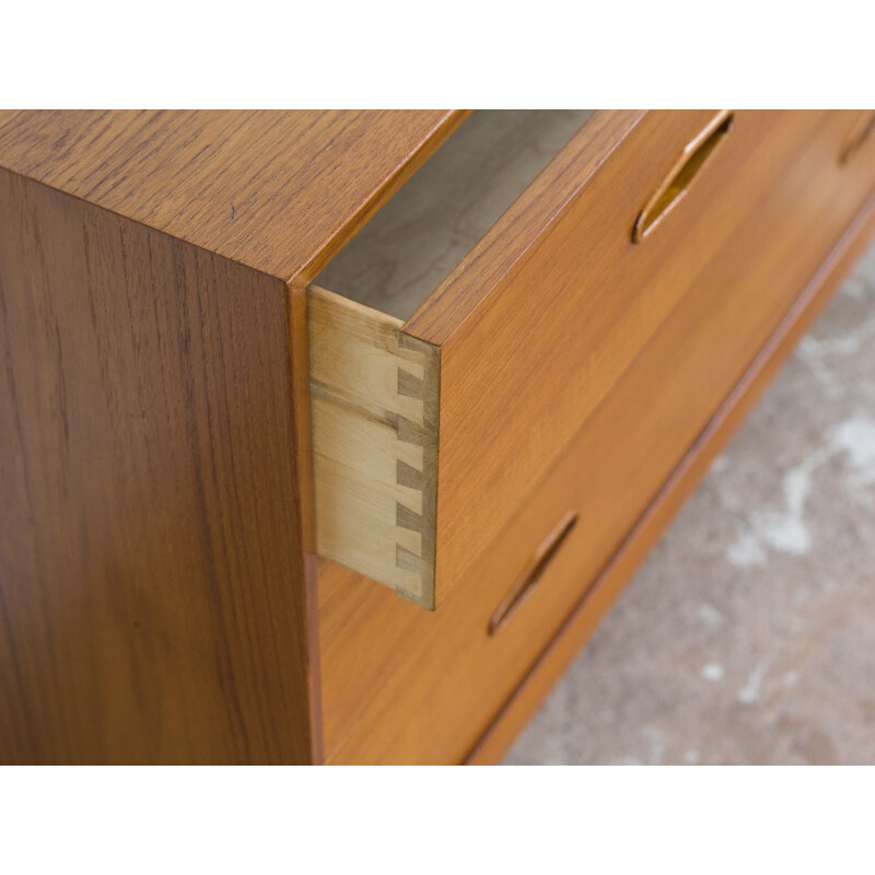 Chest of 3 drawers in teak by Nils Jonsson for Troeds - 1960s