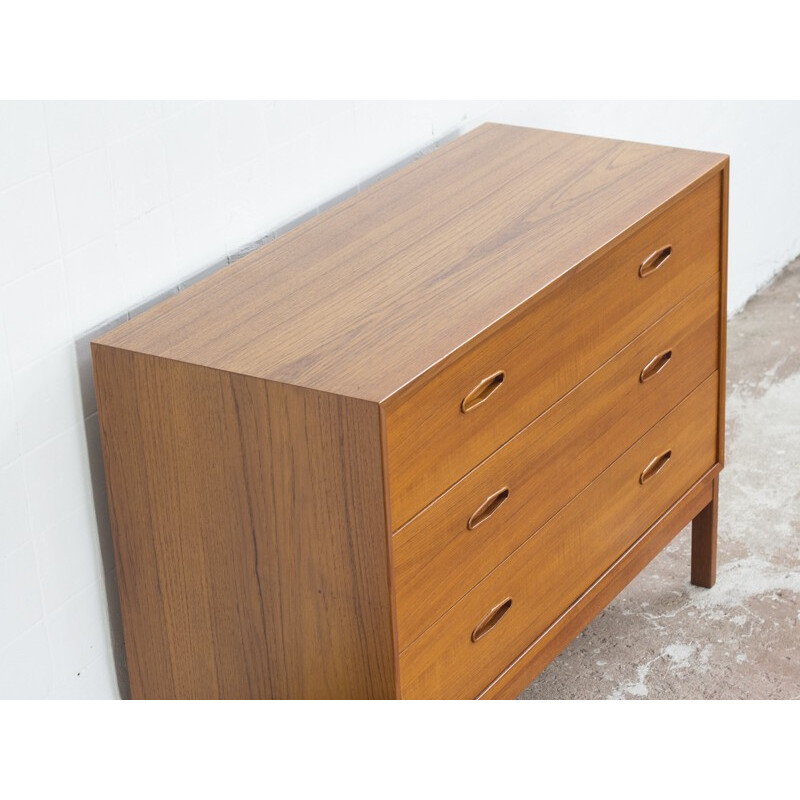 Chest of 3 drawers in teak by Nils Jonsson for Troeds - 1960s