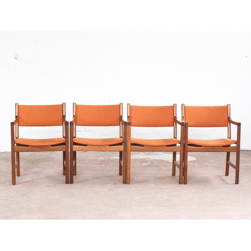 chair in teak by Hans Wegner for Johannes Hansen - 1960s