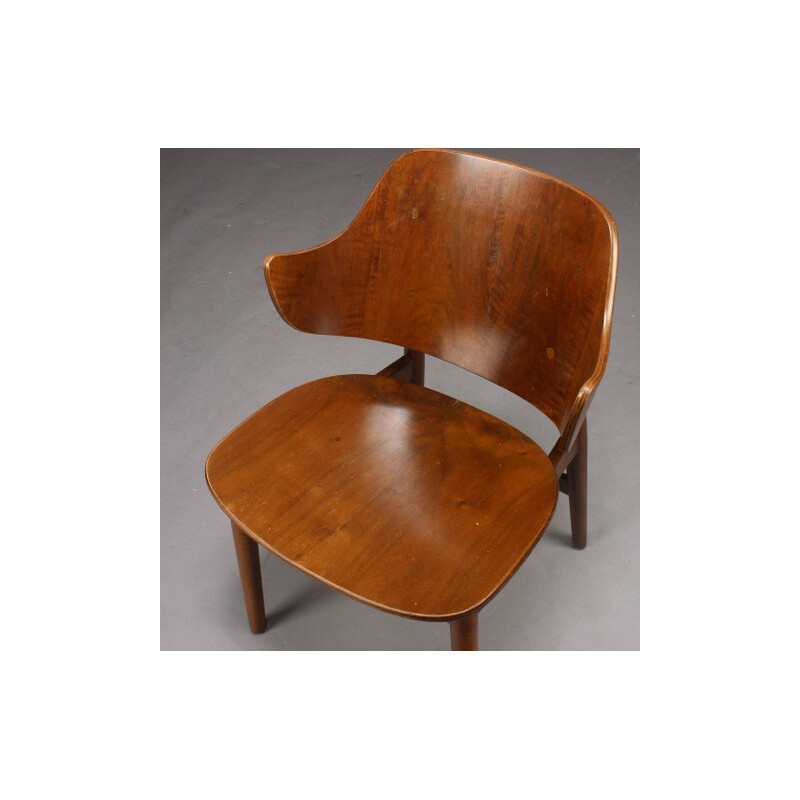 "Shell" model Scandinavian chair, Jens HJORT - 1960s