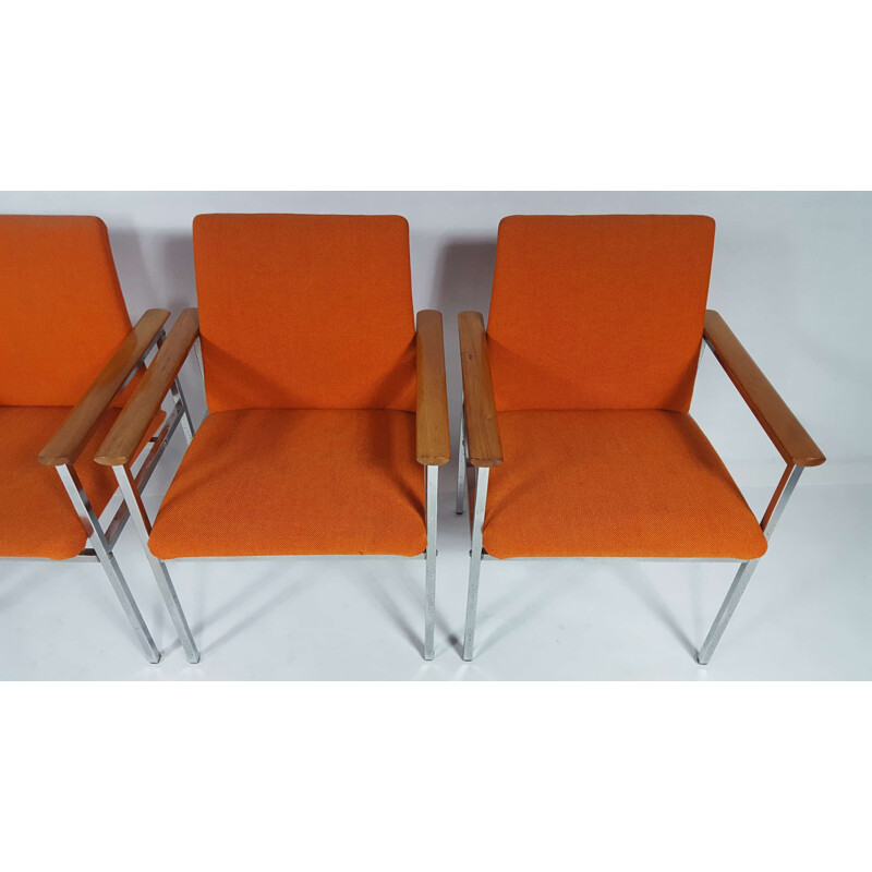 Lot de 4 chaises Modernistes vintage par Sigvard Bernadotte - 1960