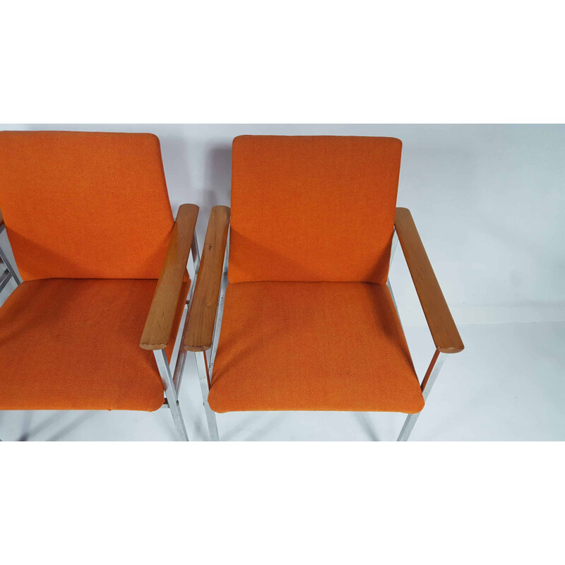 Lot de 4 chaises Modernistes vintage par Sigvard Bernadotte - 1960