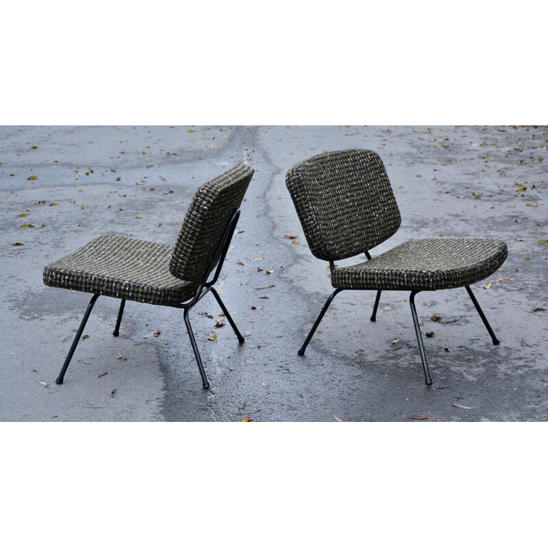 Low chair CM 190 by Pierre PAULIN Thonet  - 1950s