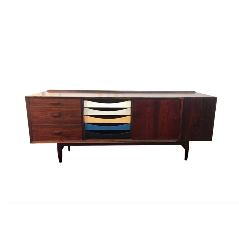 Rosewood Executive Desk by Arne Vodder - 1960s