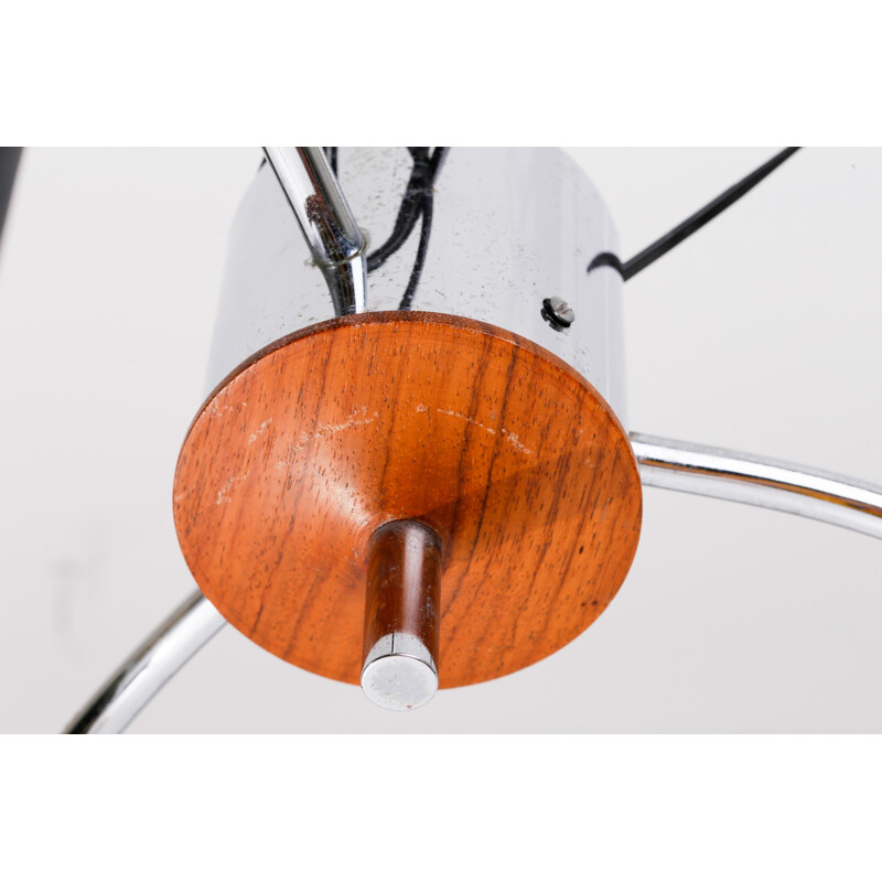 Pendant lamp with Rosewood Elements - 1970s