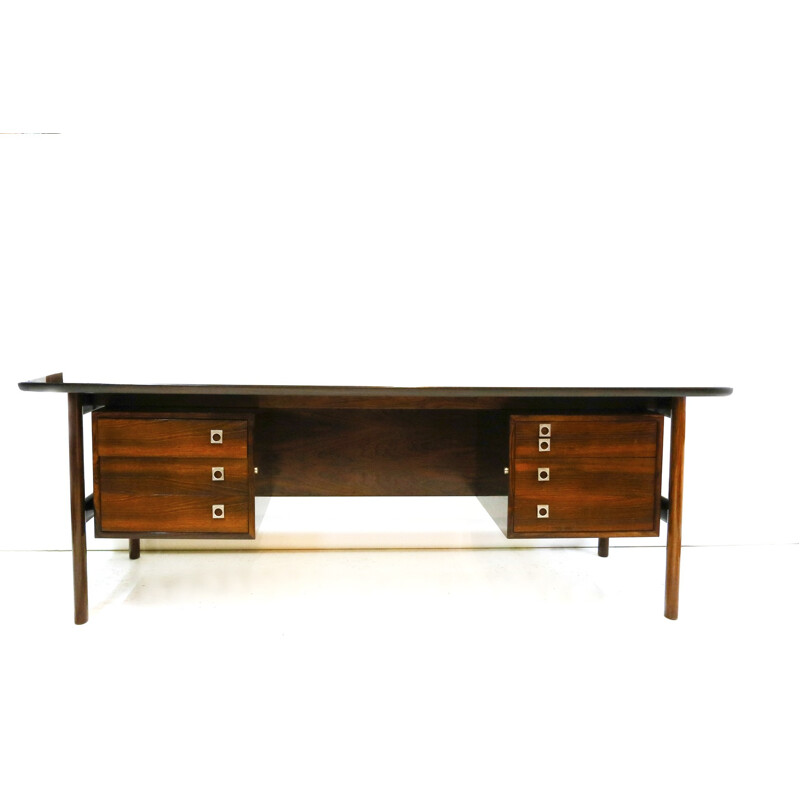 Vintage Rosewood Desk by Arne Vodder for Sibast - 1960s
