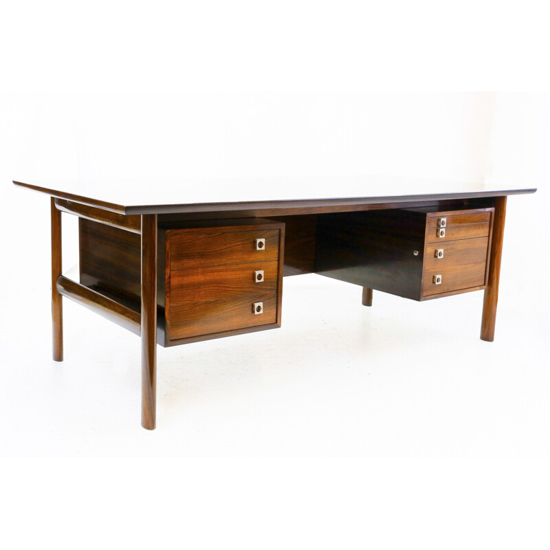 Vintage Rosewood Desk by Arne Vodder for Sibast - 1960s