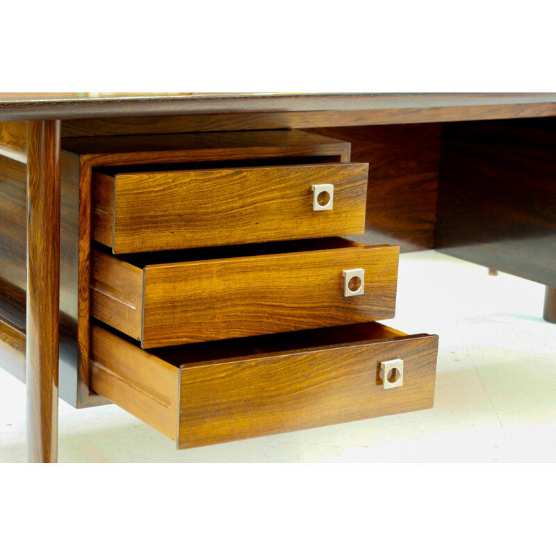 Vintage Rosewood Desk by Arne Vodder for Sibast - 1960s