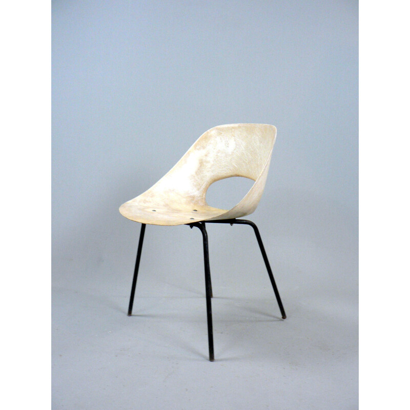 Set of 6 "Tulip" chairs by Pierre Guariche - 1950s