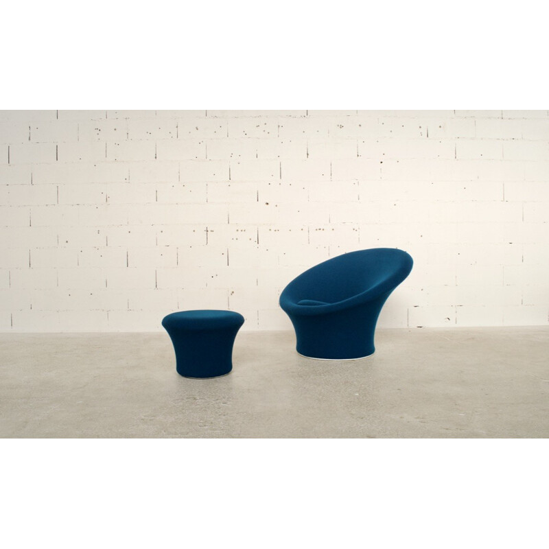 Mushroom armchair with its ottoman by Pierre Paulin for Artifort - 1950s 