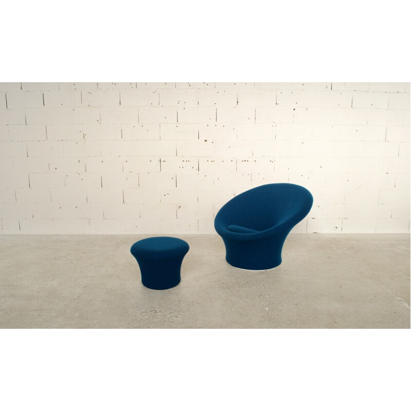 Mushroom armchair with its ottoman by Pierre Paulin for Artifort - 1950s 