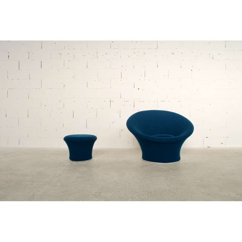 Mushroom armchair with its ottoman by Pierre Paulin for Artifort - 1950s 