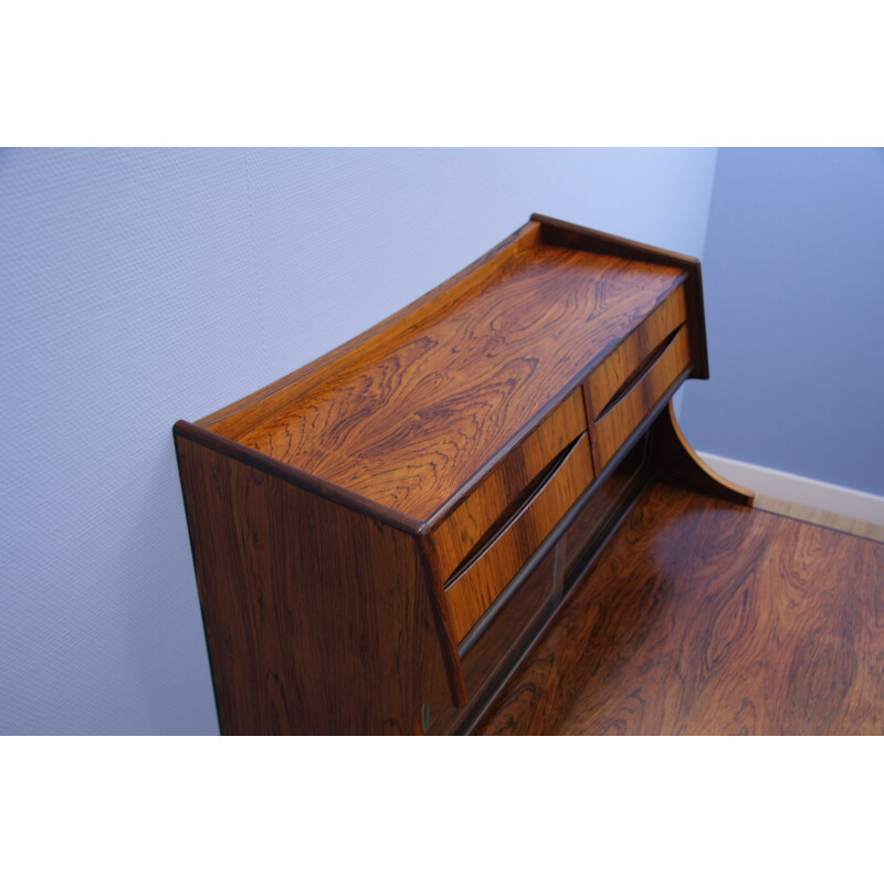 Danish vintage secretary in rosewood by Gunnar Falsig for Møbelfabrik Holstebro - 1960s