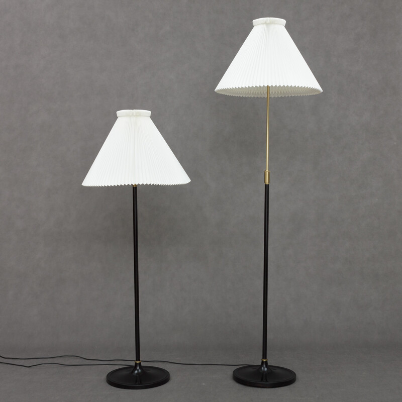 Pair of floor lamps model 339 by Aage Petersen for Le Klint - 1980s 