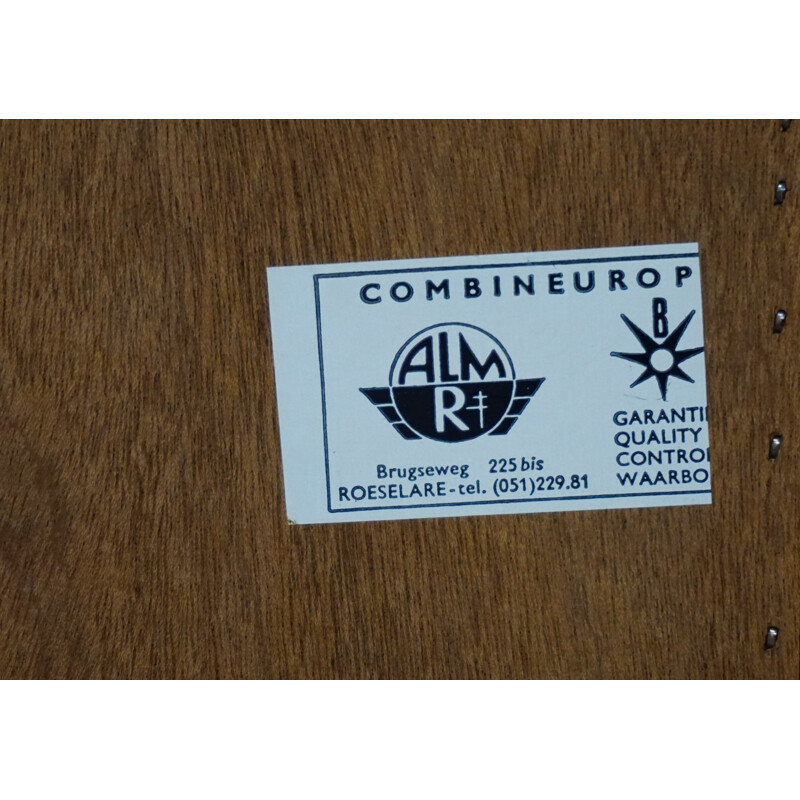 Commode vintage en teck "Combineurop" - 1960