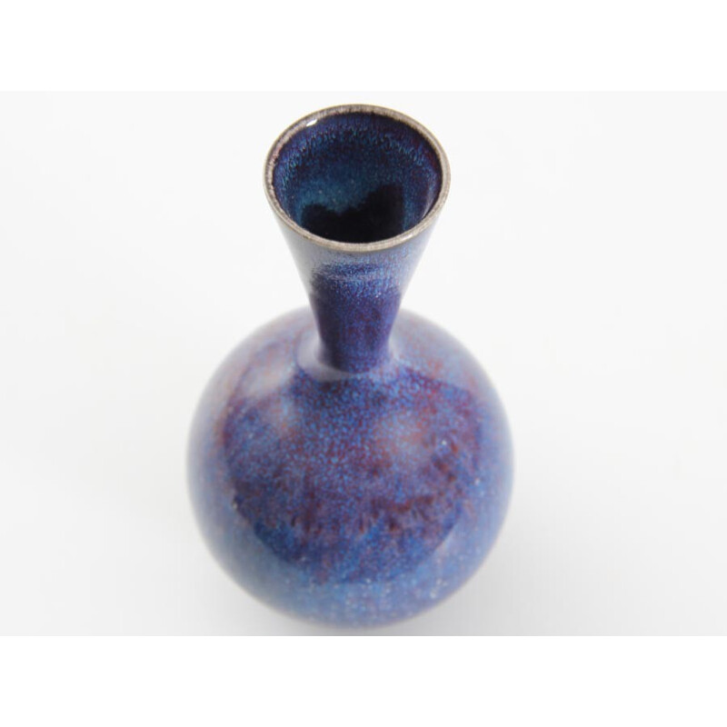 Skandinavische Vintage-Vase aus Keramik von Sven Wejsfelt, 1970
